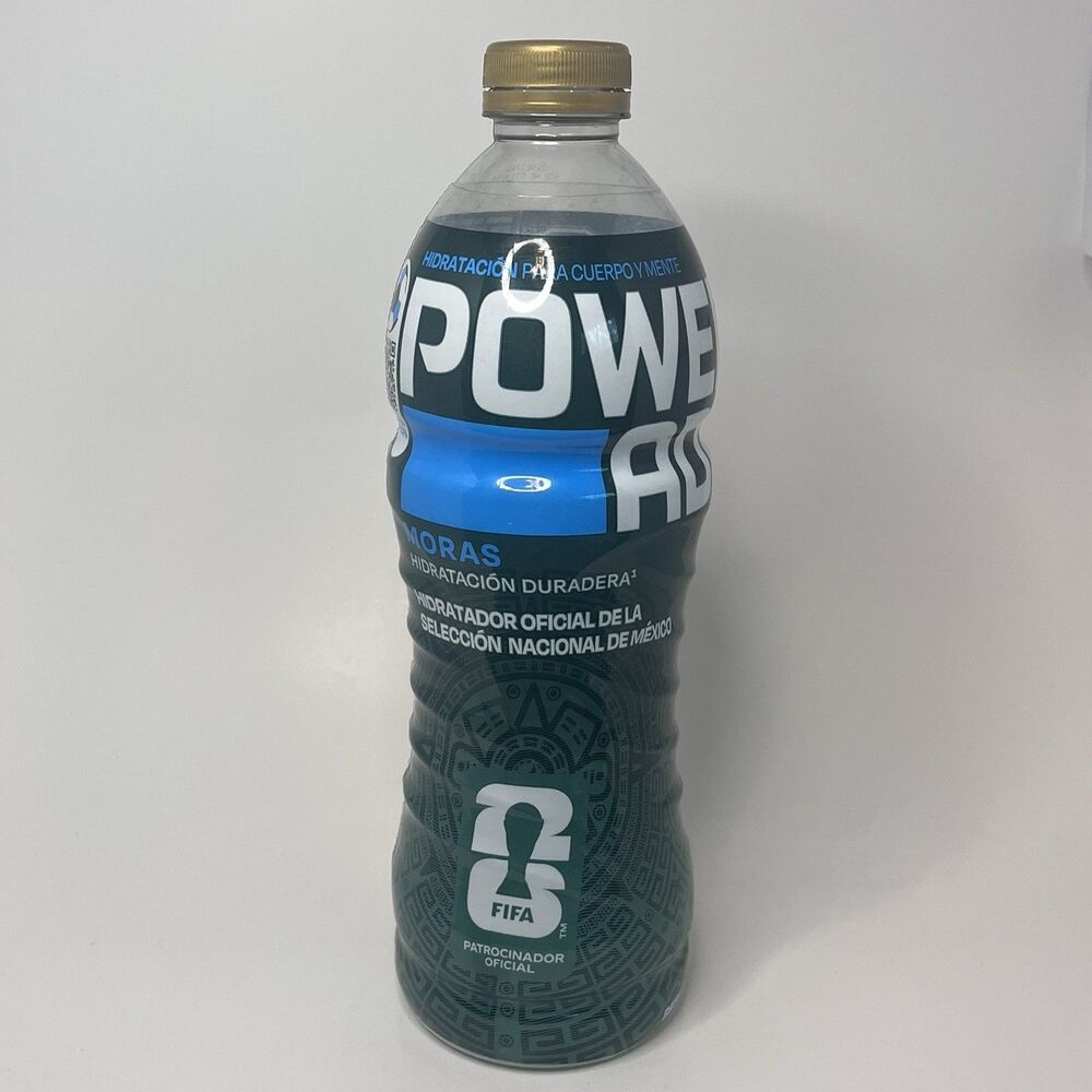 Empty Powerade FIFA Mexico National Team Bottle